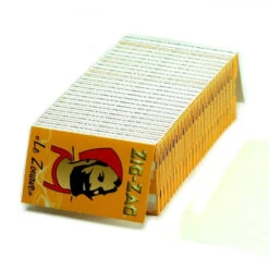 25 Carnets De Papier à Rouler Zig Zag Jaune -Magasin De Fournitures Pour Fumeurs 25 carnets de feuilles a rouler zig zag jaune 2