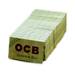 Lot De 25 Carnets De Papier à Rouler OCB Bio -Magasin De Fournitures Pour Fumeurs 25 paquets ocb chanvre bio regular 3