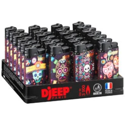 Barquette De 24 Briquets Djeep Assortis - Fiesta