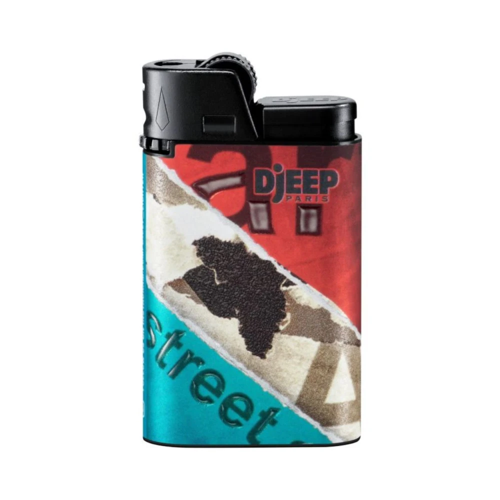 Barquette de 24 Briquets Djeep Assortis - Ripped Paper Barquette De 24 Briquets Djeep Assortis - Ripped Paper -Magasin De Fournitures Pour Fumeurs barquette de 24 briquets djeep assortis ripped paper 4