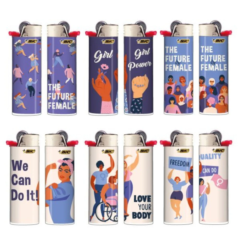 Barquette de 50 briquets J26 Girl Power Bic Barquette De 50 Briquets J26 Girl Power -Magasin De Fournitures Pour Fumeurs barquette de 50 briquets j26 girl power 1