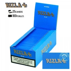 Boite De 25 Cahiers Papier à Rouler - Rizla Bleu