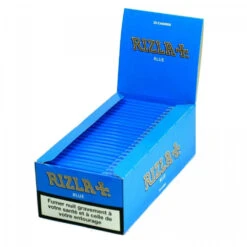 Boite De 25 Cahiers Papier à Rouler - Rizla Bleu -Magasin De Fournitures Pour Fumeurs boite de 25 cahiers papier a rouler rizla bleu 3
