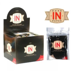 Boite De 30 Sachets De 160 Filtres Slim DONE IN PAPER -Magasin De Fournitures Pour Fumeurs boite de 30 sachets de 160 filtres slim done in paper 4