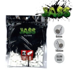 Boite De 34 Sachets De Filtre Jass 6 Mm -Magasin De Fournitures Pour Fumeurs boite de 34 sachets de filtre jass 6 mm 4