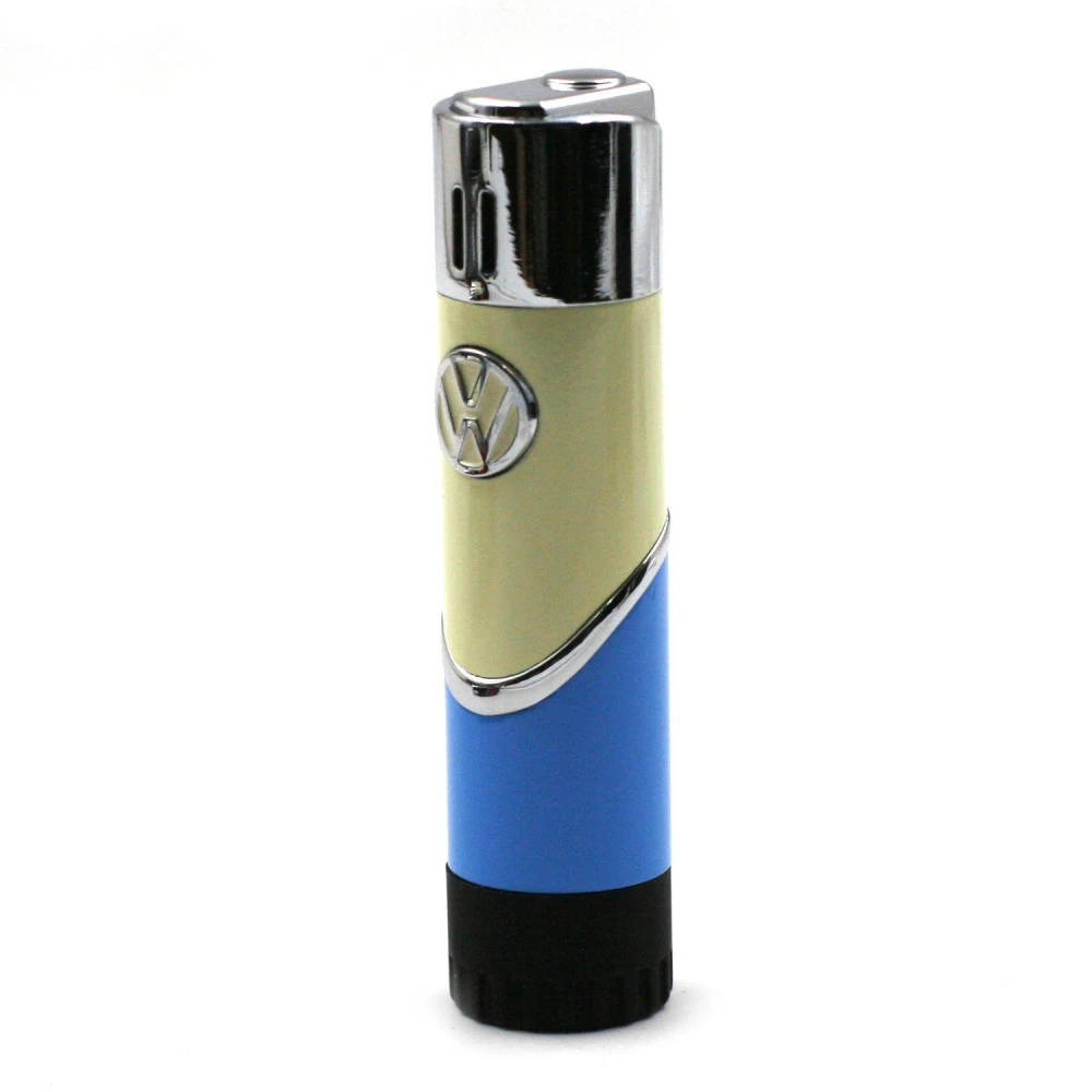 Briquet cylindre bicolore Volkswagen Bleu et Beige Briquet Cylindre Bicolore Volkswagen Bleu Et Beige -Magasin De Fournitures Pour Fumeurs briquet cylindre bicolore volkswagen bleu et beige 2