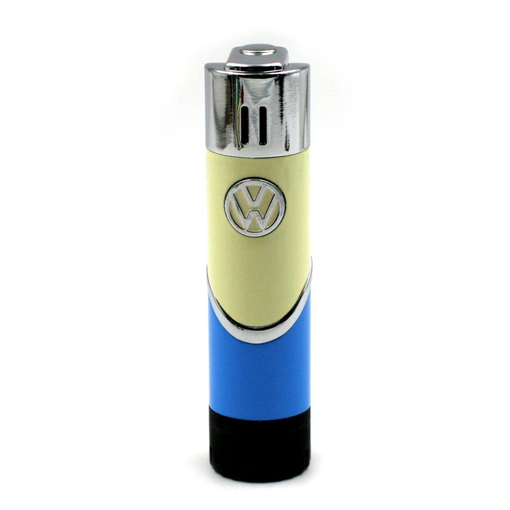 Briquet cylindre bicolore Volkswagen Bleu et Beige Briquet Cylindre Bicolore Volkswagen Bleu Et Beige -Magasin De Fournitures Pour Fumeurs briquet cylindre bicolore volkswagen bleu et beige