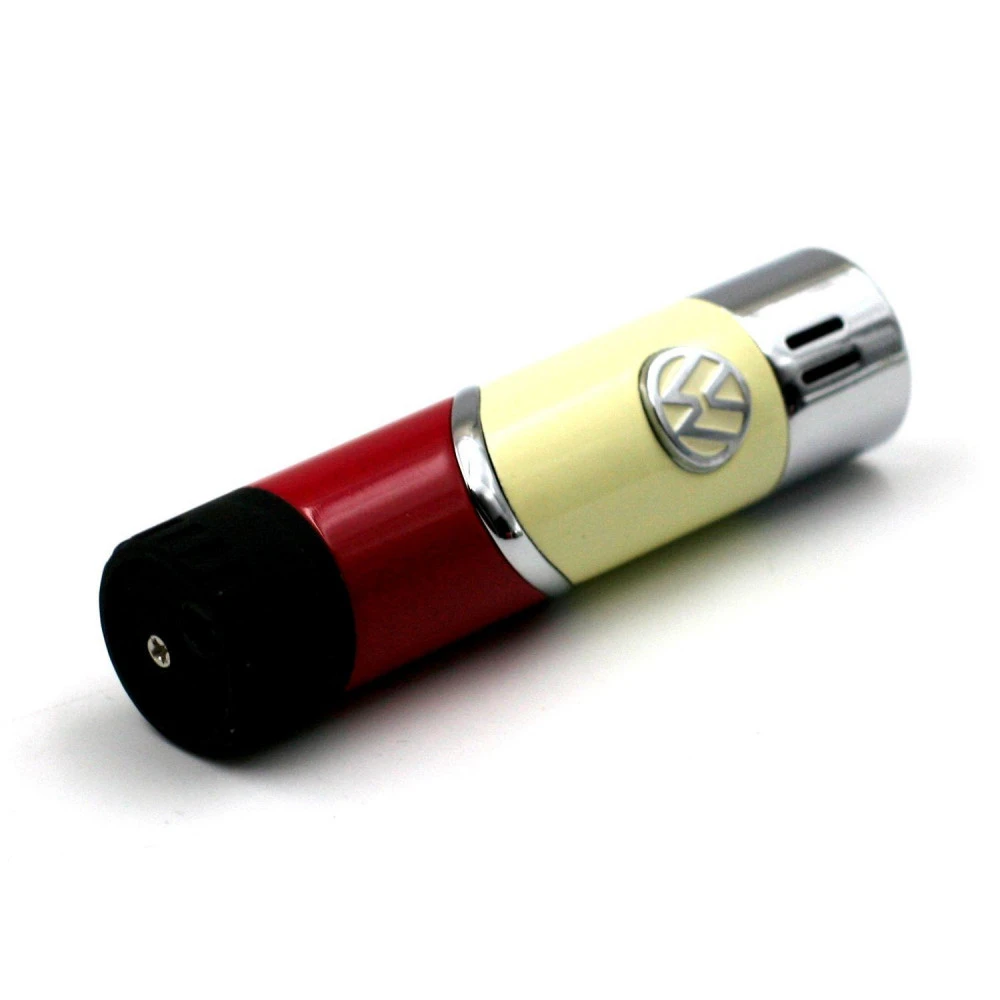 Briquet cylindre bicolore Volkswagen Rouge et Beige Briquet Cylindre Bicolore Volkswagen Rouge Et Beige -Magasin De Fournitures Pour Fumeurs briquet cylindre bicolore volkswagen rouge et beige 1