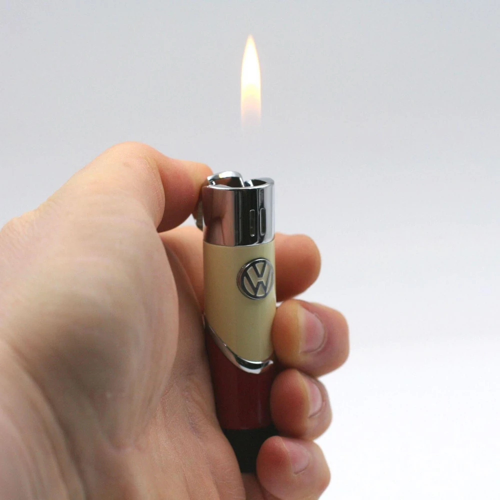 Briquet cylindre bicolore Volkswagen Rouge et Beige Briquet Cylindre Bicolore Volkswagen Rouge Et Beige -Magasin De Fournitures Pour Fumeurs briquet cylindre bicolore volkswagen rouge et beige 4