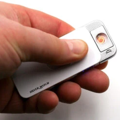 Briquet Silvermatch Turnable - Blanc -Magasin De Fournitures Pour Fumeurs briquet silvermatch turnable blanc 2