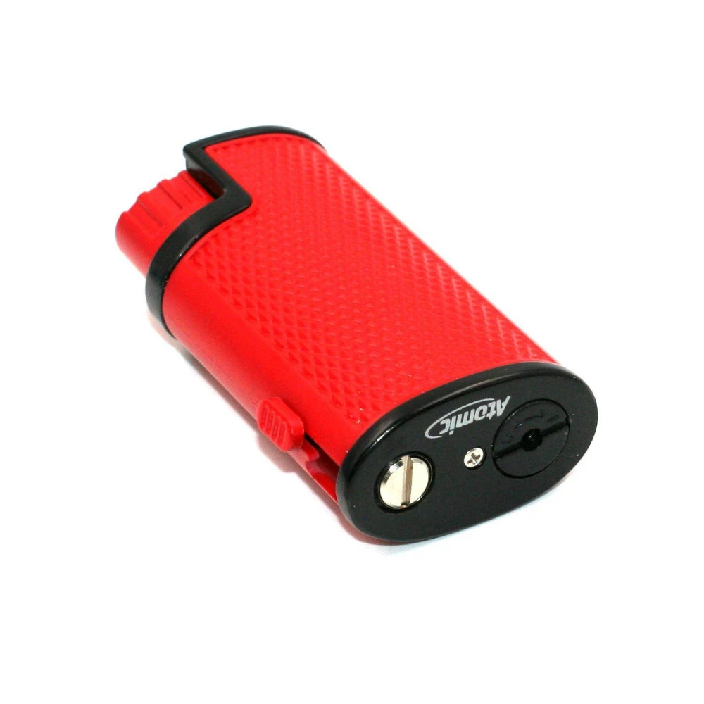 Briquet Turbo Métal Avec Perce Cigare Intégrer – Rouge Briquet Turbo Métal Avec Perce Cigare Intégrer – Rouge -Magasin De Fournitures Pour Fumeurs briquet turbo metal avec perce cigare integrer rouge 1