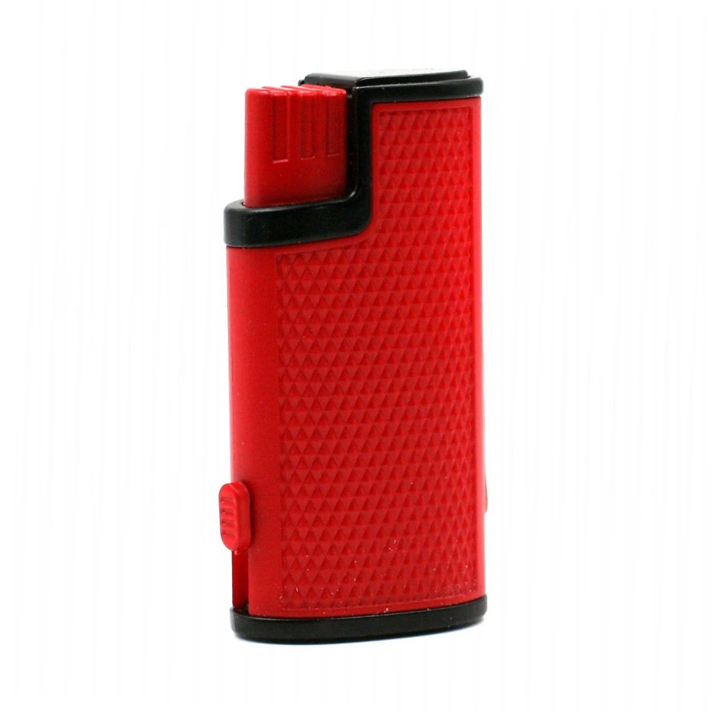 Briquet Turbo Métal Avec Perce Cigare Intégrer – Rouge Briquet Turbo Métal Avec Perce Cigare Intégrer – Rouge -Magasin De Fournitures Pour Fumeurs briquet turbo metal avec perce cigare integrer rouge