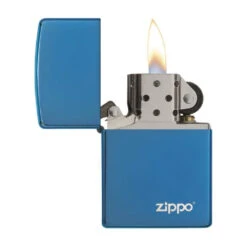 Briquet Zippo Logo - Saphir -Magasin De Fournitures Pour Fumeurs briquet zippo logo saphir 1