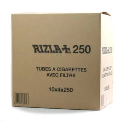 Carton De 40 Boîtes De 250 Tubes - Rizla+ -Magasin De Fournitures Pour Fumeurs carton de 40 boites de 250 tubes rizla 2