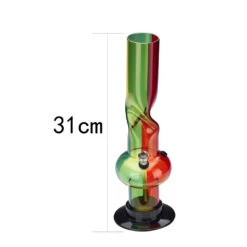 Champ High - Twist Rasta Bang 32 X 6 Cm -Magasin De Fournitures Pour Fumeurs champ high twist rasta bang 32 x 6 cm 2