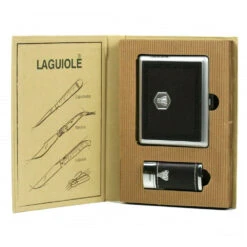 Champ Coffret Laguiole - Briquet Et Etui à Cigarettes Brun