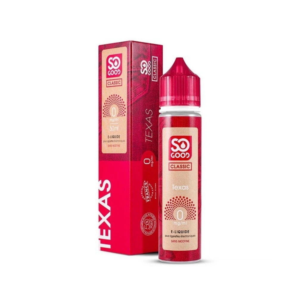 E Liquide So Good - Texas 50 ml sans nicotine E Liquide So Good - Texas 50 Ml Sans Nicotine -Magasin De Fournitures Pour Fumeurs e liquide so good texas 50 ml sans nicotine