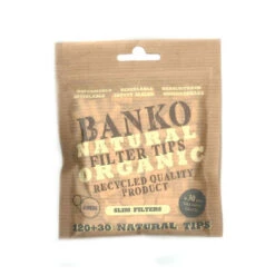 Lot De 10 Sachets De 150 Filtres - BANKO Natural -Magasin De Fournitures Pour Fumeurs lot de 10 sachets de 150 filtres banko natural 2