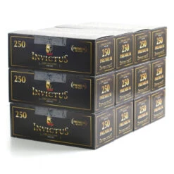 Lot De 12 Boîtes De 250 Tubes à Cigarettes - Invictus -Magasin De Fournitures Pour Fumeurs lot de 12 boites de 250 tubes a cigarettes invictus 3