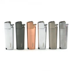 Lot De 12 Briquets Métal Luxe Atomic -Magasin De Fournitures Pour Fumeurs lot de 12 briquets metal luxe atomic 3