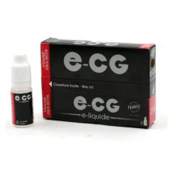 Lot De 5 Flacons E-CG - Fraise Des Bois 0 Mg/ml