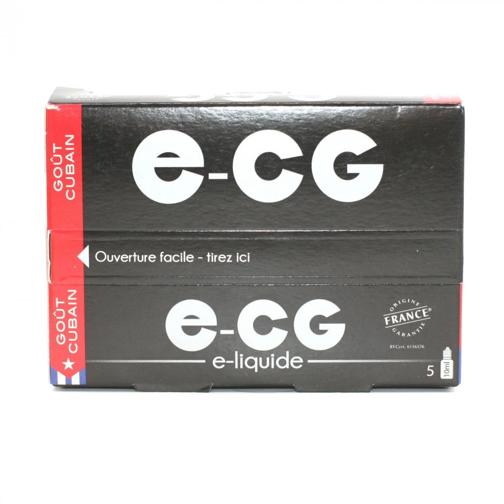 Lot de 5 Flacons E-CG - Goût Cubain 0 mg/ml Lot De 5 Flacons E-CG - Goût Cubain 0 Mg/ml -Magasin De Fournitures Pour Fumeurs lot de 5 flacons e cg gout cubain 0 mg ml 2