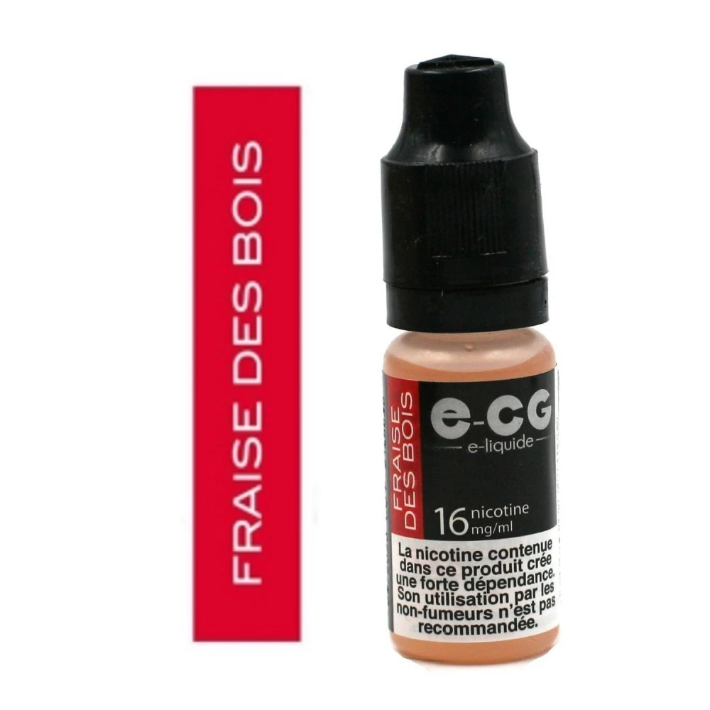 Lot de 5 Flacons E-CG - Goût Fraise des Bois 16 mg/ml Lot De 5 Flacons E-CG - Goût Fraise Des Bois 16 Mg/ml -Magasin De Fournitures Pour Fumeurs lot de 5 flacons e cg gout fraise des bois 16 mg ml 1