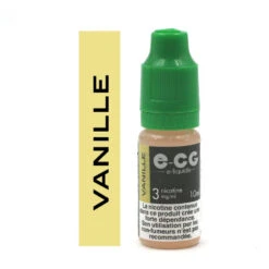 Lot De 5 Flacons E-CG - Goût Vanille 3 Mg/ml -Magasin De Fournitures Pour Fumeurs lot de 5 flacons e cg gout vanille 3 mg ml 2