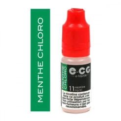 Lot De 5 Flacons E-CG - Menthe Chloro 11 Mg/ml -Magasin De Fournitures Pour Fumeurs lot de 5 flacons e cg menthe chloro 11 mg ml 2