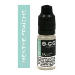 Lot De 5 Flacons E-CG - Menthe Fraîche 16 Mg/ml -Magasin De Fournitures Pour Fumeurs lot de 5 flacons e cg menthe fraiche 16 mg ml 2