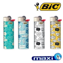 Lot De 50 Briquets BIC MAXI J26 - MOMO -Magasin De Fournitures Pour Fumeurs lot de 50 briquets bic maxi j26 momo 2