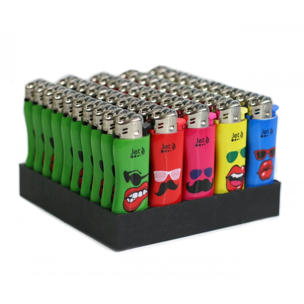 Lot de 50 briquets Mini Wave MASCOTS COLORS JET Lot De 50 Briquets Mini Wave MASCOTS COLORS -Magasin De Fournitures Pour Fumeurs lot de 50 briquets mini wave mascots colors 1