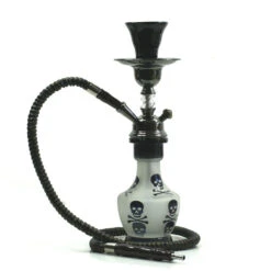 Forest Narguilé à Tête De Mort (33 Cm) - Noir