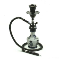 Forest Narguilé à Tête De Mort (33 Cm) - Noir -Magasin De Fournitures Pour Fumeurs narguile a tete de mort 33 cm noir 3