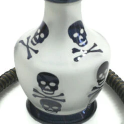 Forest Narguilé à Tête De Mort (33 Cm) - Noir -Magasin De Fournitures Pour Fumeurs narguile a tete de mort 33 cm noir 4