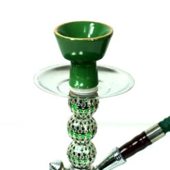 Narguilé Simple Tuyau - Vert -Magasin De Fournitures Pour Fumeurs narguile simple tuyau vert 4