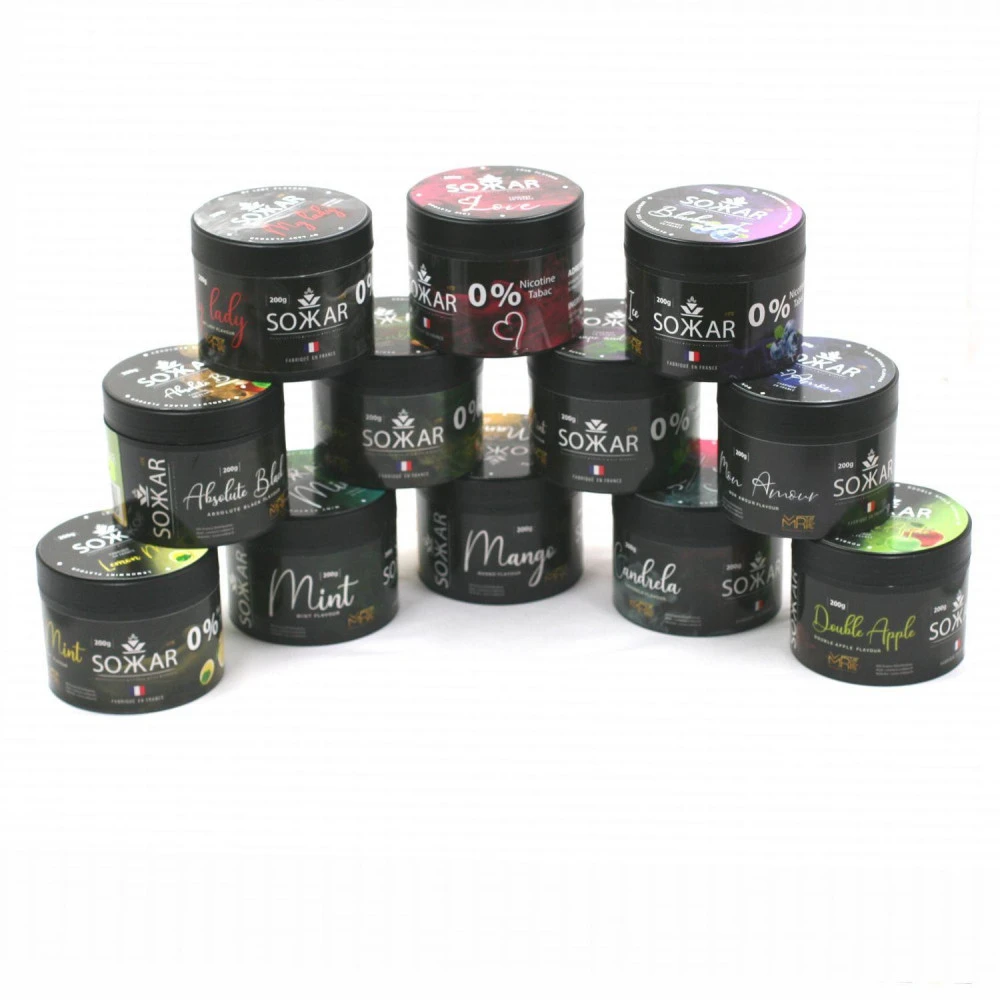 Sokkar Goût pour Narguilé - Absolut Black (sans nicotine ni tabac) Sokkar Goût Pour Narguilé - Absolut Black (sans Nicotine Ni Tabac) -Magasin De Fournitures Pour Fumeurs sokkar gout pour narguile absolut black sans nicotine ni tabac 2