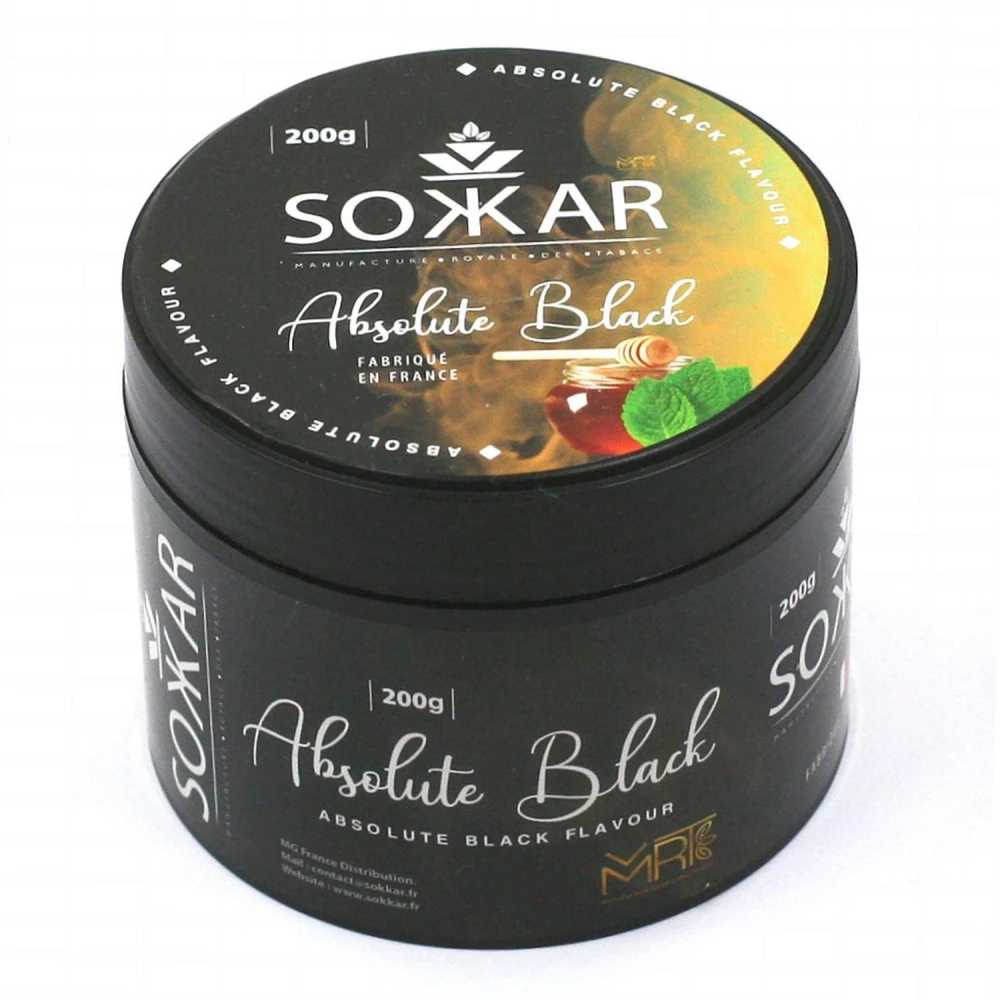 Sokkar Goût pour Narguilé - Absolut Black (sans nicotine ni tabac) Sokkar Goût Pour Narguilé - Absolut Black (sans Nicotine Ni Tabac) -Magasin De Fournitures Pour Fumeurs sokkar gout pour narguile absolut black sans nicotine ni tabac
