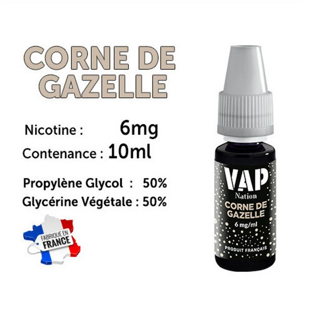 Vap Nation lot de 5 liquides - Corne de Gazelle 16 mg Vap Nation Lot De 5 Liquides - Corne De Gazelle 16 Mg -Magasin De Fournitures Pour Fumeurs vap nation lot de 5 liquides corne de gazelle 16 mg