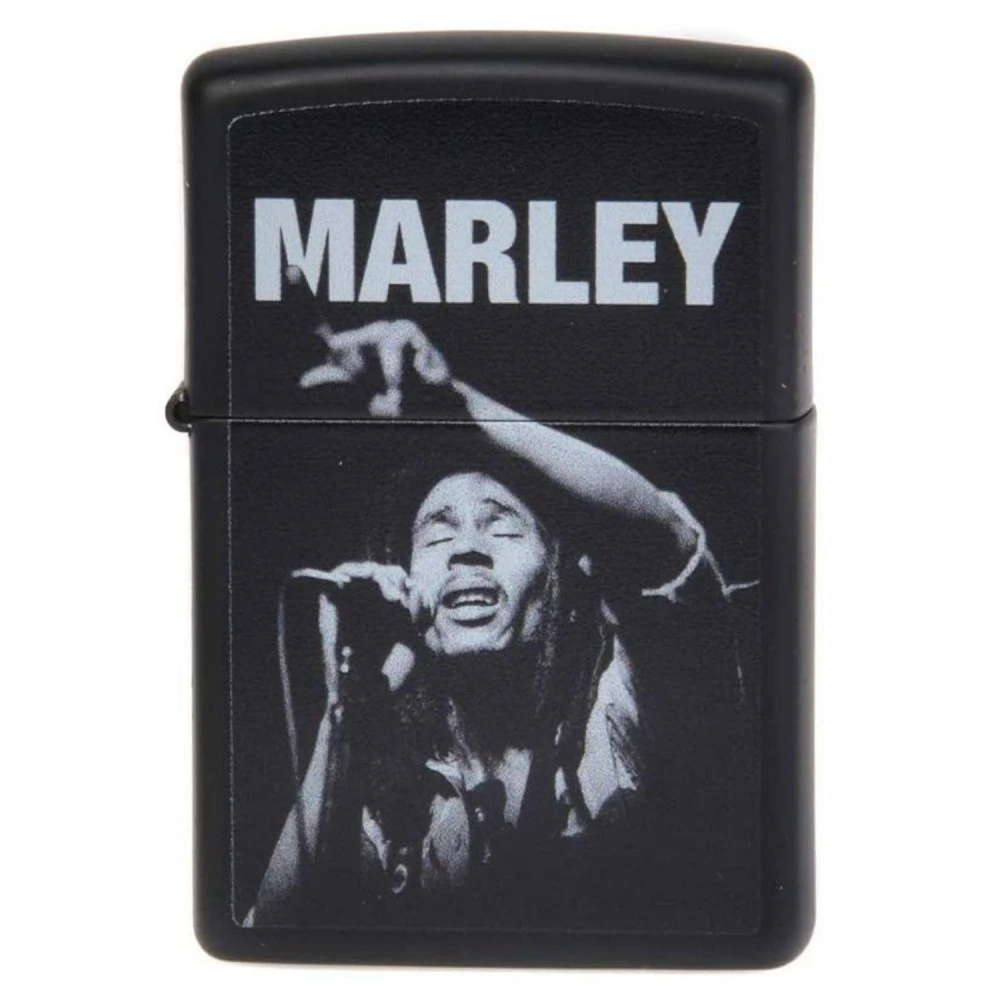 Zippo Briquet Marley Black Matte 60004735 Zippo Briquet Marley Black Matte 60004735 -Magasin De Fournitures Pour Fumeurs zippo briquet marley black matte 60004735