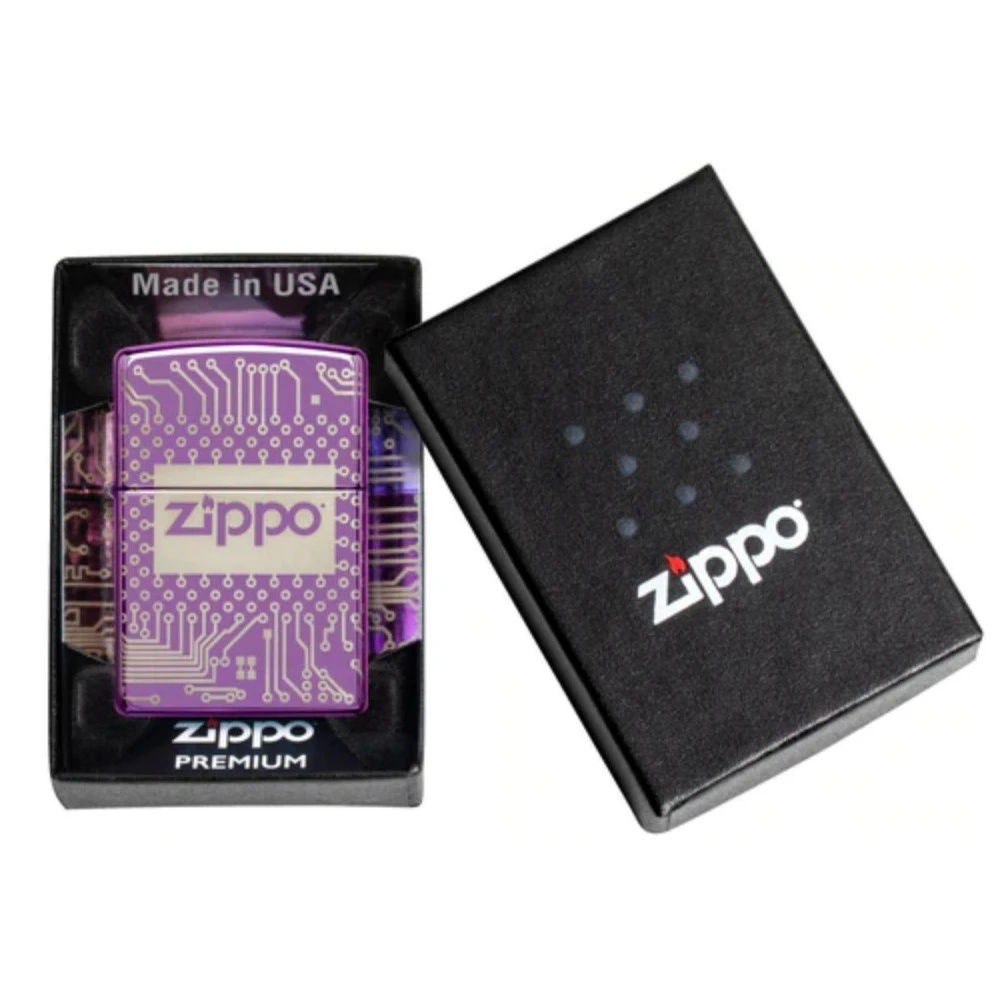 Zippo Design Circuit Board Violet 60005277 Zippo Design Circuit Board Violet 60005277 -Magasin De Fournitures Pour Fumeurs zippo design circuit board violet 60005277 2
