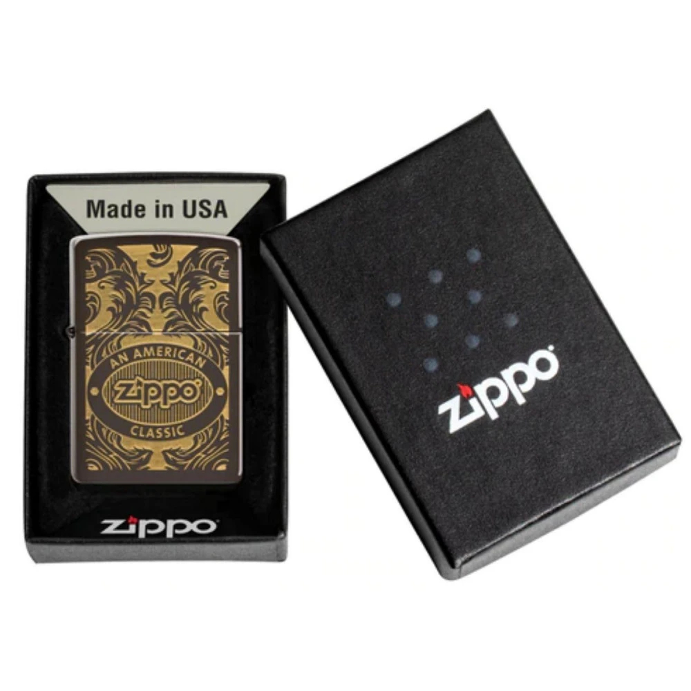 Zippo Design Scroll Art Déco Marron 60005290 Zippo Design Scroll Art Déco Marron 60005290 -Magasin De Fournitures Pour Fumeurs zippo design scroll art deco marron 60005290 1